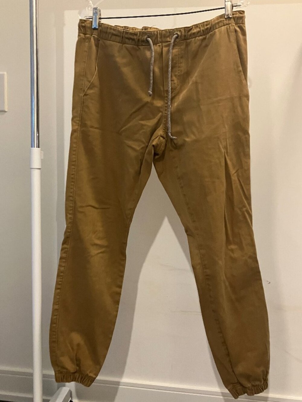 FREE WORLD, casual pants, men's US S, tan